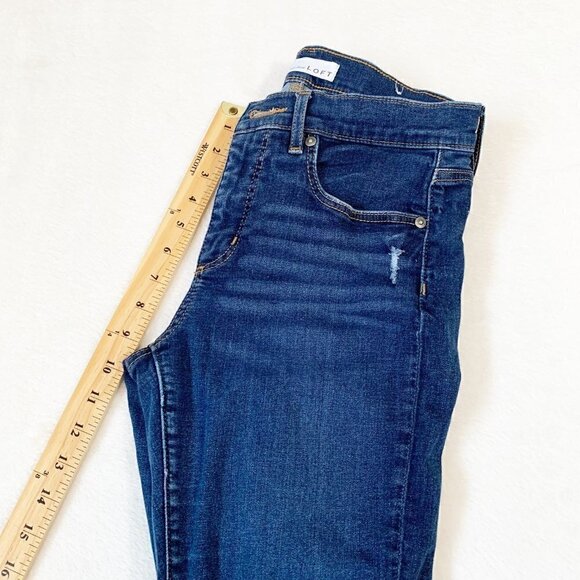 LOFT Modern Skinny stretch mid rise‎ denim stretch jeans - Size 28 / 6 - Picture 6 of 7
